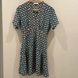 Sandro Green Dalli Dress Size 38